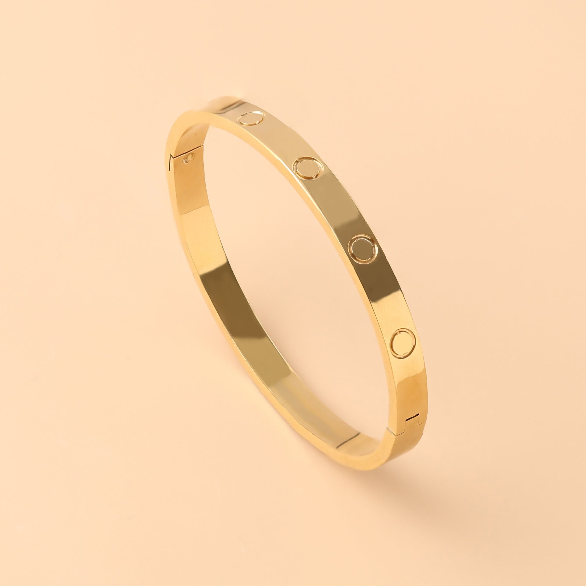 Doré / Clous / 6 mm